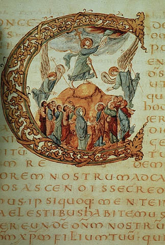 Drogo Sacramentary  ca. 850   Bibliotheque Nationale de France  Paris    MS Latin 9428  Fol. 71v